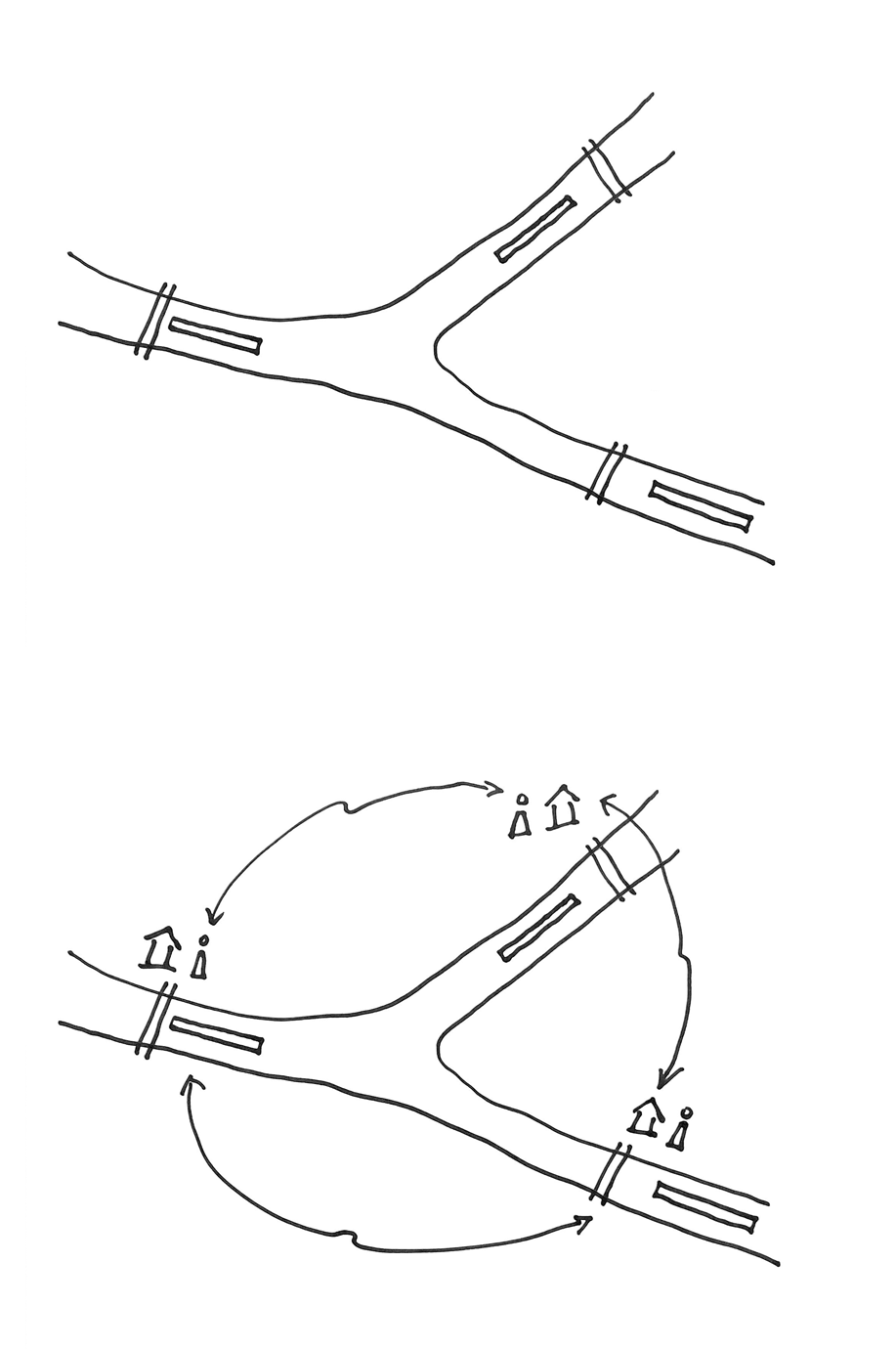 Sample illustration of communications service to alleviate barge traffic on a waterway